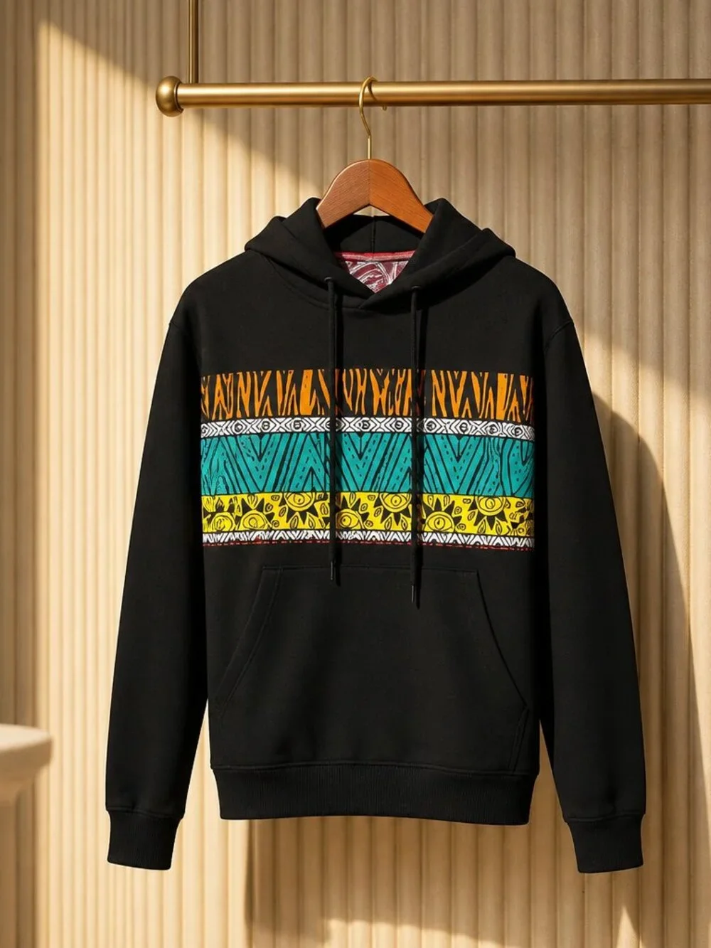 African Ankara Style Hoodie